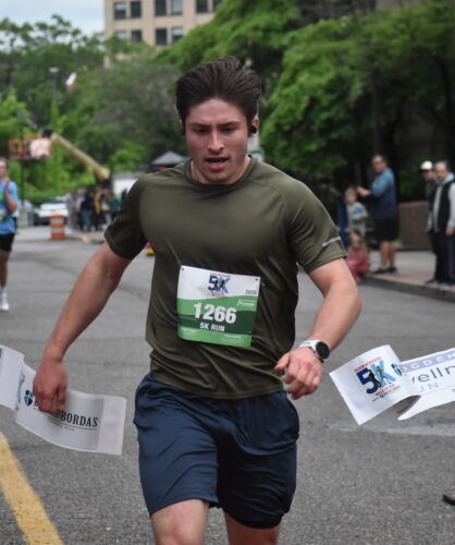 Dominic Sambuco Wins Men's Wellness Weekend 5K Run